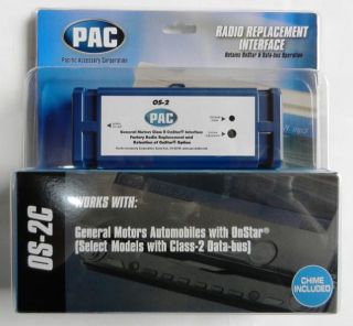 Pac OS 2c OnStar Radio Replacement Interface for GM Vehicles Without 
