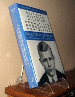 Deitrich Bonhoeffer Vol 1 Sanctorum Communio NEW