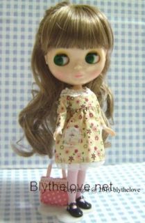 Handmade Blythe clothes for Blythe Momoko Pullip 12 inch doll   flower 