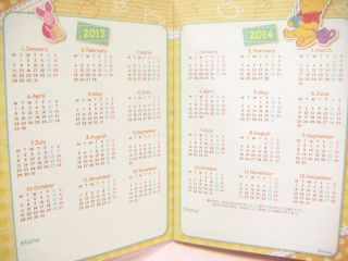   Winnie The Pooh 2013 Schedule Calendar Planner Book Japan