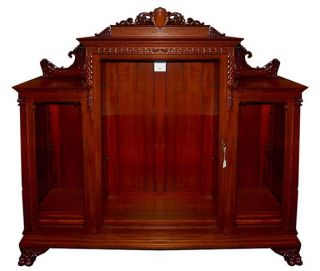 Matching 19th C American Victorian Mahogany Bookcases
