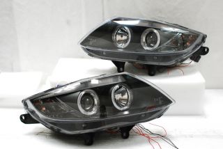 03 08 BMW Z4 ROADSTER M COUPE BLACK HALO PROJECTOR LED HEADLIGHTS *FIT 