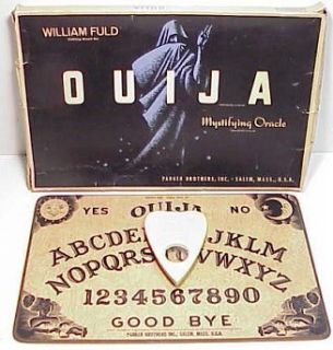   Ouija Board Planchette IOB Parker Brothers Summon Spirits More