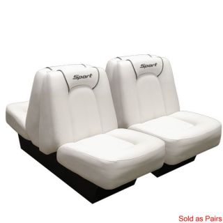 Sea Ray White Boat Lounge Seats Seat Pair