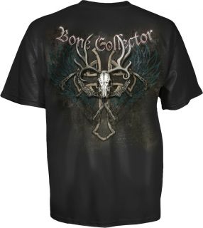 Bone Collector Cross Skull Logo Brotherhood T Shirt