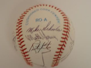 1990 Seattle Mariners Team Signed Baseball 20 Signatures NM (Sku 19799 