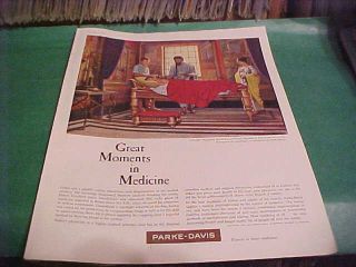 1959 Ad Parke Davis Robert Thom Medical Art