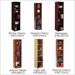   Series C Open Single 72H 4 Shelf Wood Hansen Cherry Bookcase