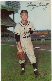 1953 1955 Dormand Baseball Bobby Shantz Philadelphia Athletics 
