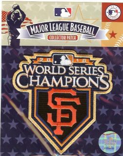2010 Giants World Series Champions Ring Ceremony Patch