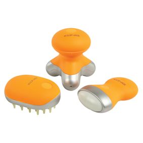 König Full Body Massager Water Resistant 3 Piece Kit with Nice Stand 