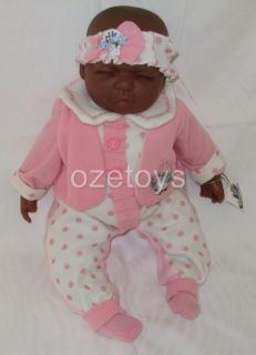 Baby Doll Vinyl Face Soft Body Pink White MIA Dark