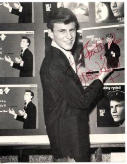 Bobby Rydell Authentic Signed Image Original Autograph Bye Bye Birdie 