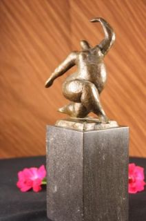 Classic After Botero Abstract Art Female Bronze Sculpture Woman Statue 