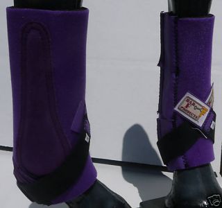 Sports Medicine Boots SMB Horse Purple 2 Pairs Any Size