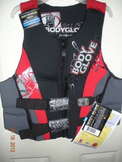 Body Glove Mens Large Neo Ski Life Vest Jacket PFD New