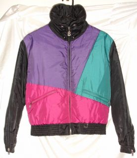 Bogner Ski Jacket Winter Coat Black Purple Green Cranberry Womens Size 