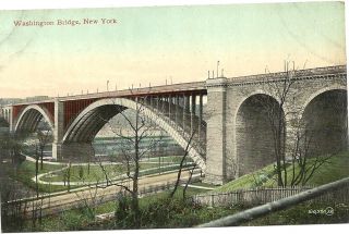  1908 Washington Bridge New York City