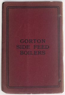   Gorton Side Feed Boilers, Vapor Vacuum System of Heating, Brooklyn NY