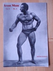 Ironman Bodybuilding Muscle Mag Barton Horvath 1945