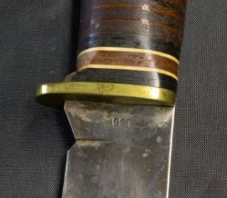 western bolder col hunting knife l68
