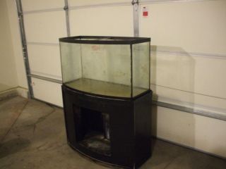 46 Gallon Glass Fish Tank Stand Bow Front