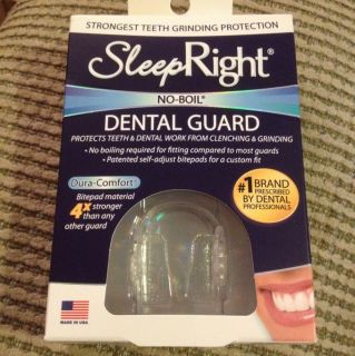 SleepRight No Boil Dental Guard 4X Stronger Dura Comfort NEW