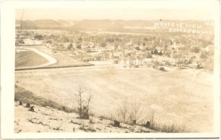 Wi Boscobel Real Photo Town View mailed 1911 M21248