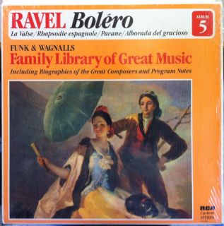 Edouard Remoortel Ravel Bolero LP SEALED FW 605 Vinyl 1985 Record 