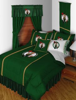 NBA Boston Celtics Basketball Decor Queen Comforter Set