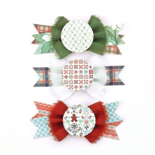     Nordic Holiday Collection   Christmas   Layered Stickers   Bowties