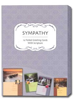 Lifes Landscapes 12 Boxed Sympathy Cards with Scripture