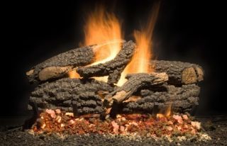 30 Golden Blount Grand Bonfire Natural Gas Vented Gas Logs