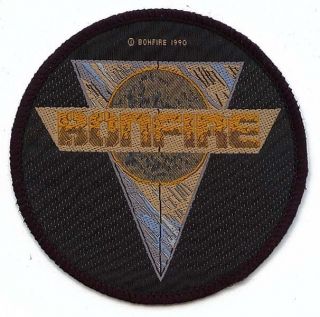 Bonfire Logo Heavy Metal Music Band Woven Patch