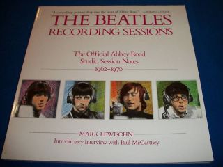   Sessions Signed by Mark Lewisohn Paperback Abbey Road Studio
