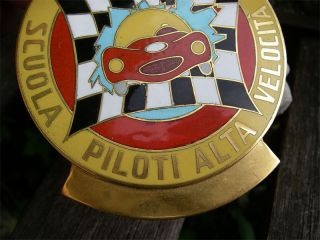 Scuderia Centro Sud Italian Motorsport Badge Piloti Alta