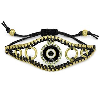   Eye Jewelry Weaving Link 5 Colours Adjustable Strings Bracelet