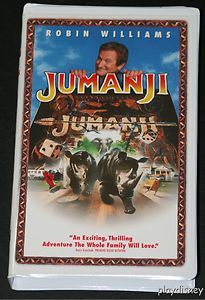 Jumanji VHS Robin Williams Bonnie Hunt