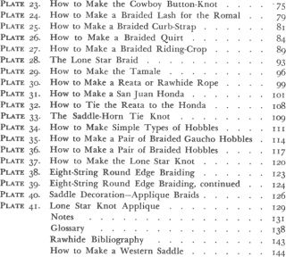 How to Make Cowboy Horse Gear Guide Book Rawhide Saddle