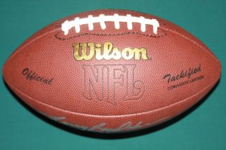 Terry Bradshaw Autographed F s Wilson Football Pittsburgh Steelers COA 