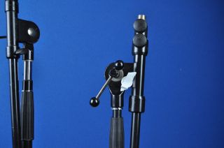 AKG Bundle Of (4) Mic Microphone Telescoping Studio Boom Stand