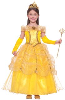 Kids Childs Disney Beauty and The Beast Belle of The Ball Halloween 