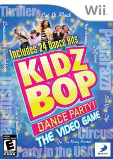 Wii Kidz Kids Bop Dance Party Game Limited Quantity