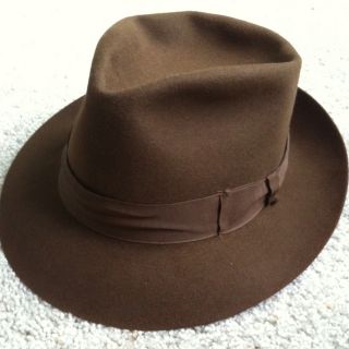 Vintage Borsalino Fedora Hat 7 1 4