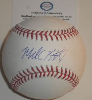 Michael Brantley Cleveland Indians Autographed Signed MLB Baseball 