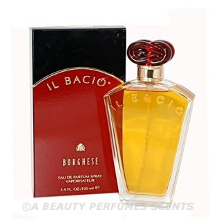 IL BACIO BY MARCELLA BORGHESE ~ 3.3 / 3.4 oz EDP NIB * Perfume for 
