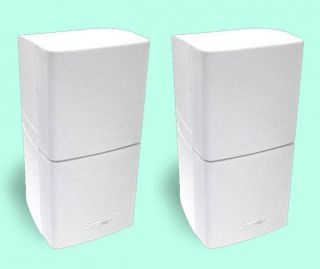 New White Bose Double Cube Speakers Lifestyle Acoustimass 10 15 25 