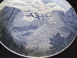 MT Rushmore National Memorial Collector Plate Johnson Brothers England 