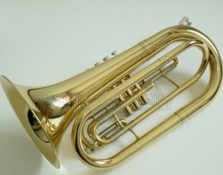 Super Marching Baritone Tuba Horn Cupronickel Pipe New