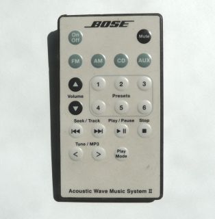 Bose Acoustic Wave Music System II Remote Control White